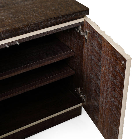 Emory Contemporary Two Tone Accent Cabinet