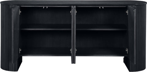 Contemporary Inset Handle Sideboard Cabinet