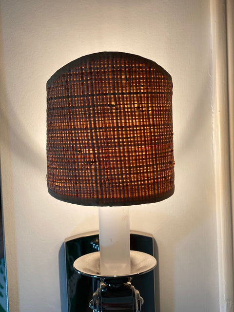 4.5" Raffia Tiara Shield Shade