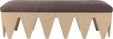 Altair Nature-Driven Modernist Armless Backless Accent Bench