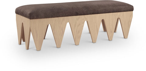 Altair Nature-Driven Modernist Armless Backless Accent Bench