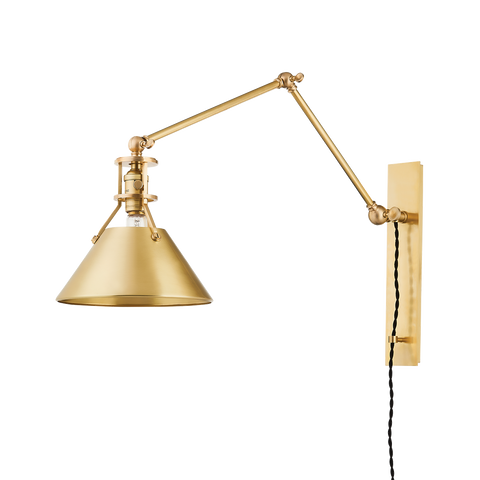 Accent Industrial Sconce with Adjustable Head Wall Light