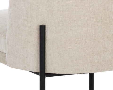 Timeless Minimalist Parsons Dining Side Chair with Cylinder Leg