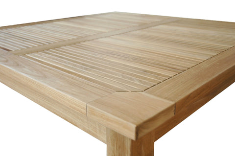 Outdoor Living & Garden Farm Minimalist Square Dining Table