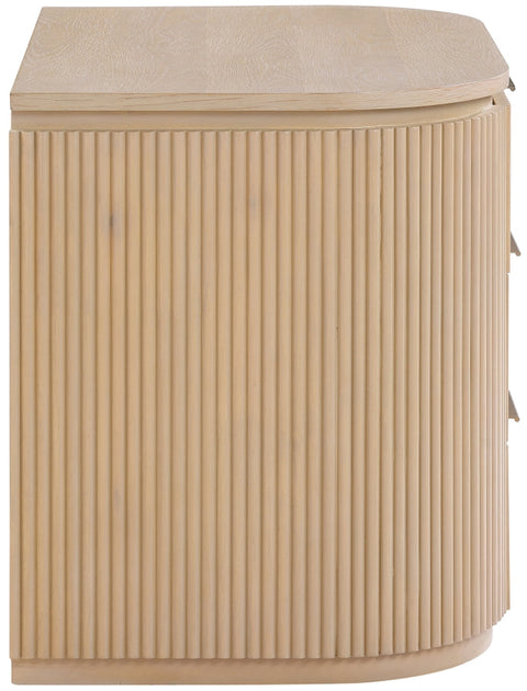 Astrid Solid Wood And Oak Veneer Nightstand