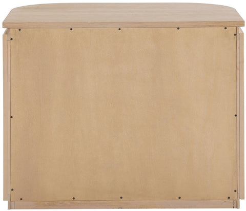 Astrid Solid Wood And Oak Veneer Nightstand