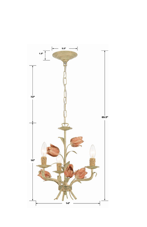 Southport Handcrafted Vintage Chandelier with Carving