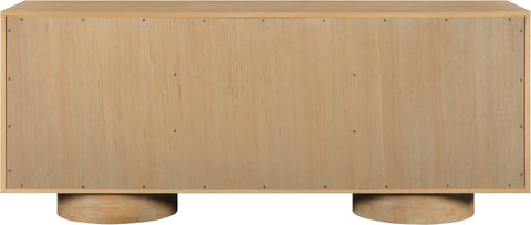 Contemporary Organic Rattan Sideboard Cabinet