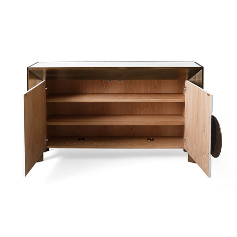 Global Views Framed Timeless Minimalist Contemporary Console