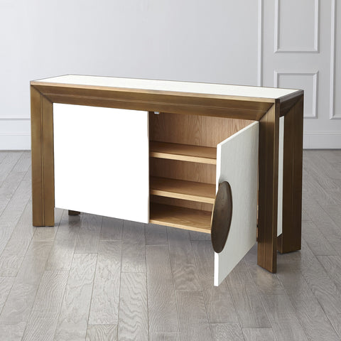 Global Views Framed Timeless Minimalist Contemporary Console