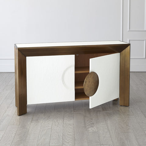 Global Views Framed Timeless Minimalist Contemporary Console