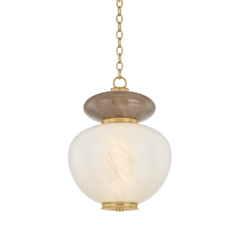 Syros Modern Pendant Light in Vintage Brass Ceiling Light