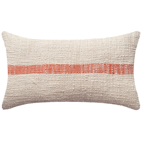 Powered by People Bohemian Textured Lumbar Pillow with Zipper Closure - 12 x 20