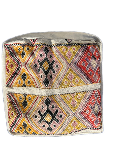 Global Eclecticist Bohemian Handwoven Embroidered Pillow Cover