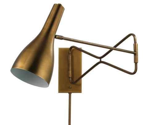Lenz Ambient Mid Century Sconce with Adjustable Head