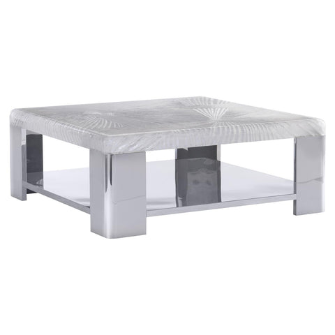 Bernhardt Aura Timeless Minimalist Modern Square Coffee Table