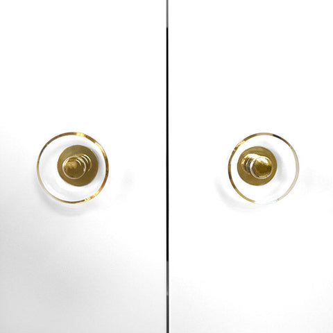 Judd Contemporary Lacquered Cabinet with Knob Handle