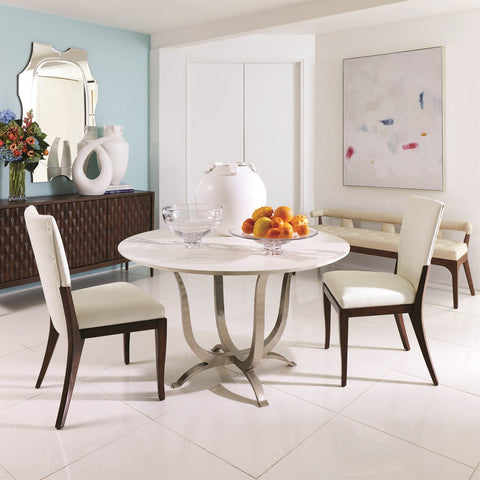 Timeless Minimalist Parsons Dining Side Chair with Buttons