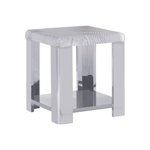 Bernhardt Aura Modern Center Table with Block Foot Design Accent Table - 22 W