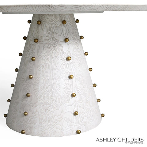 Timeless Minimalist Tulip Round Drum Dining Table