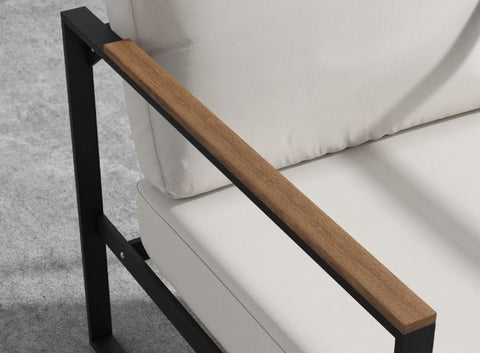 Louis Coastal UV Resistant Sofa for Outdoor Living