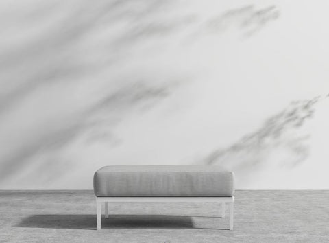 Francis Modern Cocktail Ottoman with Cushioned Seat