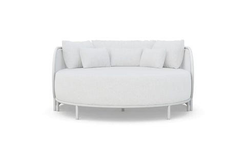 Kamari Eclectic Hand Woven Upholstered Sofa