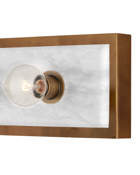 Berdine Modern Vanity Light in Brass Accent Wall Light
