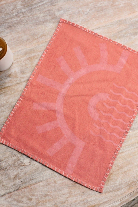 Powered by People Taos Bohemian Rectangular Print Placemat - Set of 4 - Set of 6