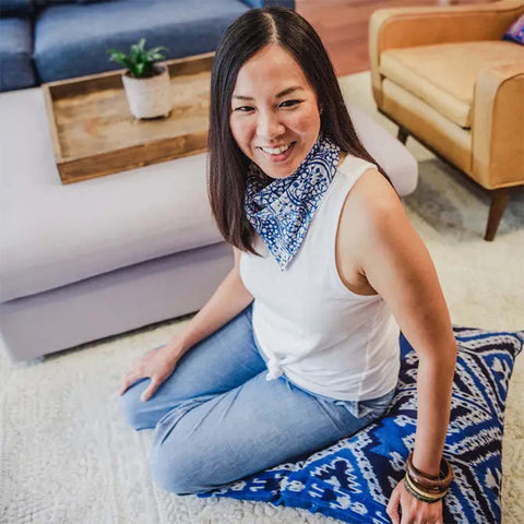 Powered by People Global Eclecticist Bohemian Graphic Square Pillow Cover - 23 x 23