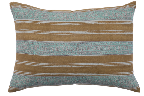 Filling Spaces Artful Traditionalist Handcrafted Bohemian Lumbar Pillow - 18 x 18 - 20 x 20 - 22 x 22 - 24 x 24 - 26X 26 - 14 x 20 - 14 x 40 - 18 x 40 - 16 x 50
