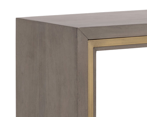Sunpan Hilbert Timeless Minimalist Modern Entryway Console