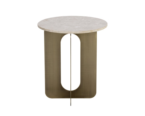 Sunpan Orlo Modern Round End Table