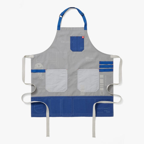 Character Print Bib Apron with Adjustable Pockets