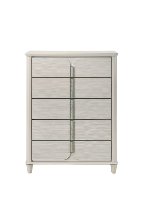 Modern Painted Drawer Chest with Pull Handles Standard Chest