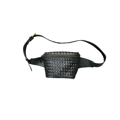 Braided Basket Weave Sling Bag with Adjustable Straps
