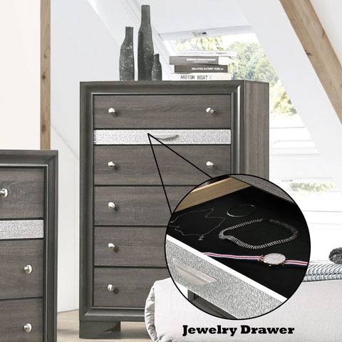 Standard Drawer Chest in Solid White Chest & Dresser