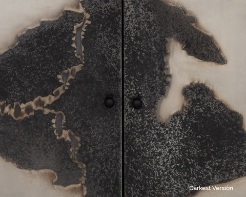 Arlington Contemporary Industrial Nightstand with Plinth Base