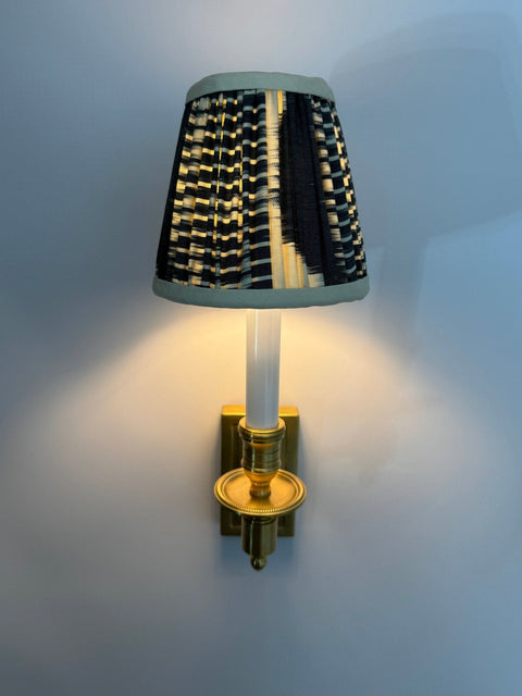 5" Shirred Ikat Shades