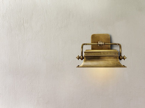 Malvasia Traditional Fluted Picture Light Wall Light