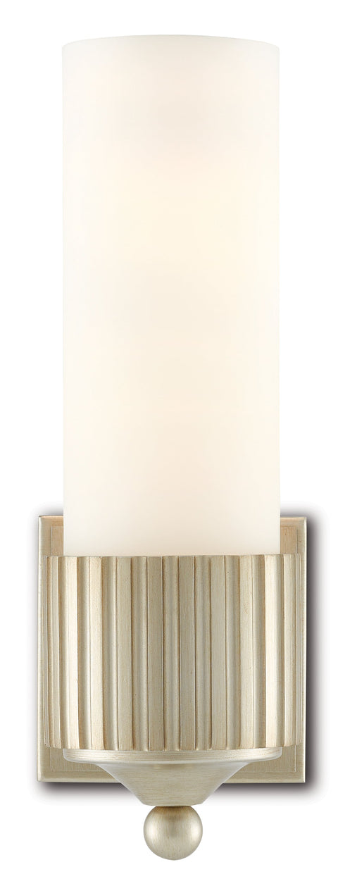 Bryce Ambient Modern Column Sconce with Scallop Trim Wall Light