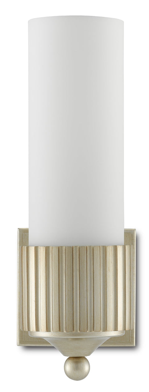Bryce Ambient Modern Column Sconce with Scallop Trim Wall Light