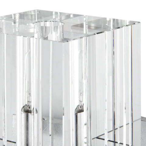 Valerio Accent Beveled Sconce in Silver Wall Light