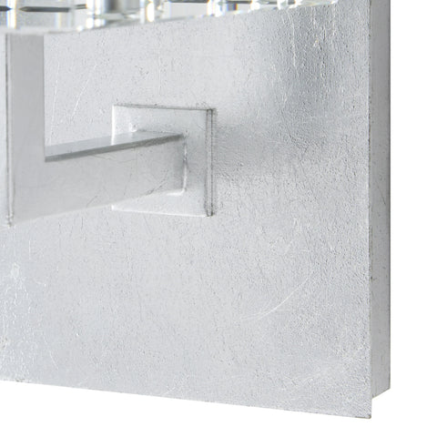Valerio Accent Beveled Sconce in Silver Wall Light