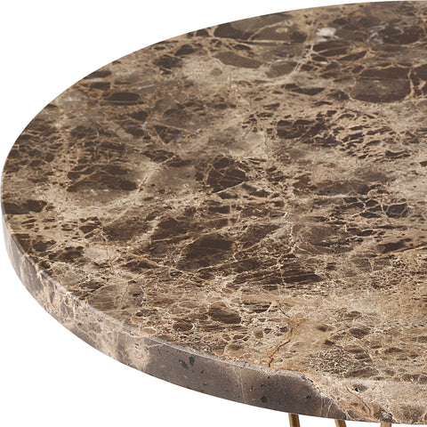 Levitate Modern Curved Marble Center Table Accent Table
