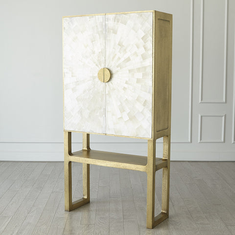 Gypsum Contemporary Quiet Luxury Bar Cabinet