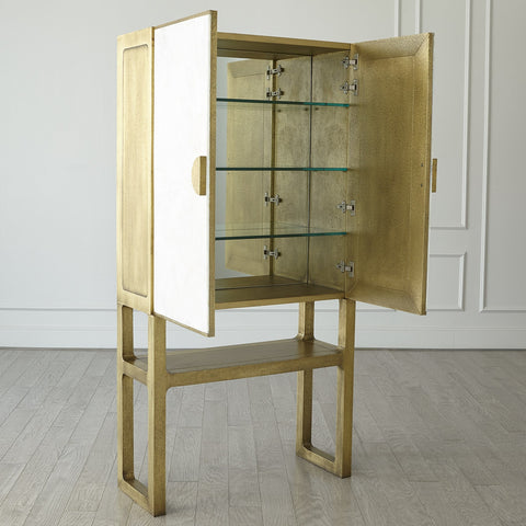 Gypsum Contemporary Quiet Luxury Bar Cabinet