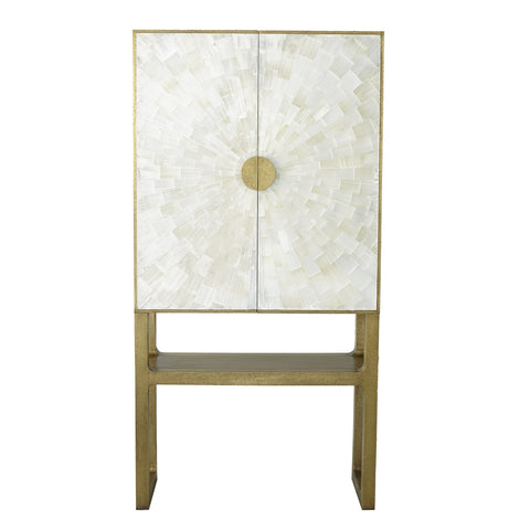Gypsum Contemporary Quiet Luxury Bar Cabinet