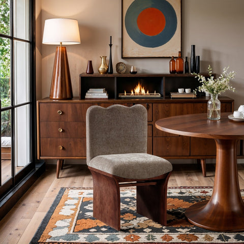 Shaw Artful Traditionalist Art Deco Dining Side Chair