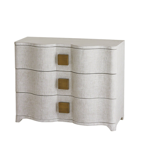 Toile Space Saving Oak Accent Chest for Contemporary Spaces